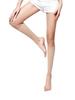 Lady Secondary Leg Protector Thin Leg Pants  Pressure Socks Sports Dance Legwarmers Skin Color Xxl Large