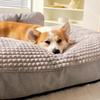Winter Warme Flauschige Karomuster Haustiermatte - Abnehmbares Waschbares Hundebett Luxuriöses Sofa für Kleine/Mittlere Hunde & Katzen Schlafzubehör