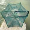 6/8 Hole Folding Fishing Net Automatic Fishing Trap Net Shrimp Cage Fish Baits Mesh Net Foldable Fishing Fish Trap Cage