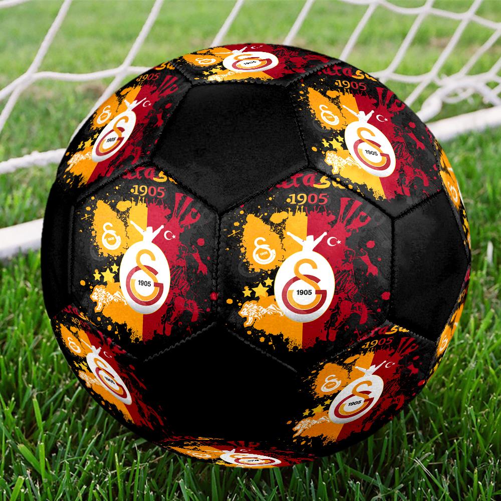 Galatasaray Indoor Soccer Ball Colorful Machine Stitched PVC Size 5 Team Training Competition Ready Durable High-Bounce Cool Sports Gift