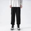 Men's 2022 Summer Trendy Full-Breasted Casual Cuff Button Pants In Hong Kong Style.