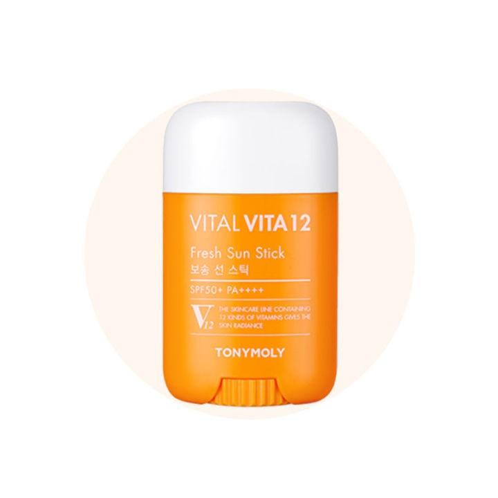 

Tony Moly Vital Vita12 Мягкий солнцезащитный стик SPF50+ PA++++ 22г Tonymoly Sun 22g