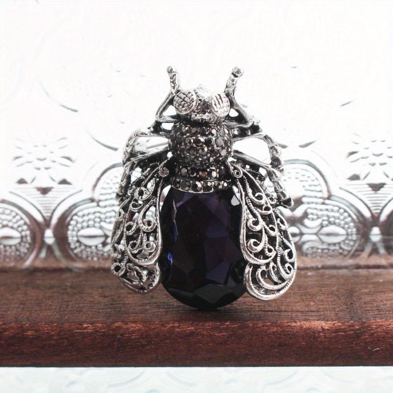 Animal Crystal Brooch With Alloy And Electroplating For Fashion Accessories