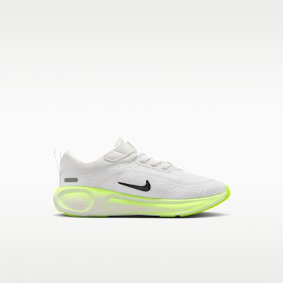 Nike Stellar Ride White Volt Black (PS) Sneakers