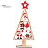 Holiday Party Table Centerpiece Wooden Tabletop Christmas Tree Decor, Hollow Xmas Ornament, Farmhouse Gift for Kids Desktop Home Decoration,