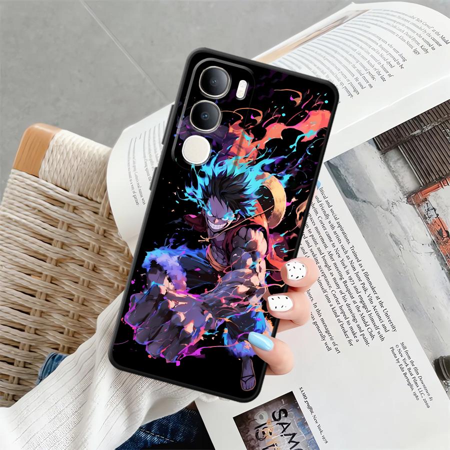 Phone Cover Case for Vivo Y52S Y93 Y71 Y91 Y75 Y81 Y50 Y95 Y51S Y78 V27 V21E V23 V25 V30 V29 Y53S Cool Zoro Anime