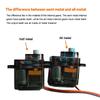 1Pc MG90S 180° 360° Micro Metal Gear High Speed Servo For RC Plane Helicopter Boat Car Mini Servos Kids Toy Accessory