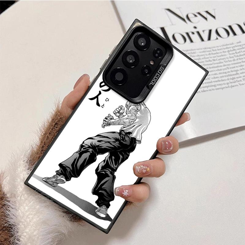 Baki the Grappler Anime Shockproof Phone Case for Samsung Galaxy S26 Edge S25 Ultra S24 FE S23 Plus S21 Cover Anti Fall Fundas