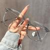 Korean Style Anti-Blue Light Large Square Eyeglass Frames for Men & Women