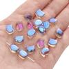 10Pcs Special Shiny Colors Crystal Glass Cute Cat Head Shape Charm Beads for Necklace Bracelet Earring DIY Jewelry Making