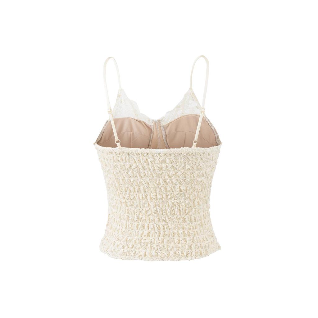 Women's Lace Camisole with Chest Pads - 2025 Slim-Fit, Versatile Base Layer, Wear as Outer or Inner Top