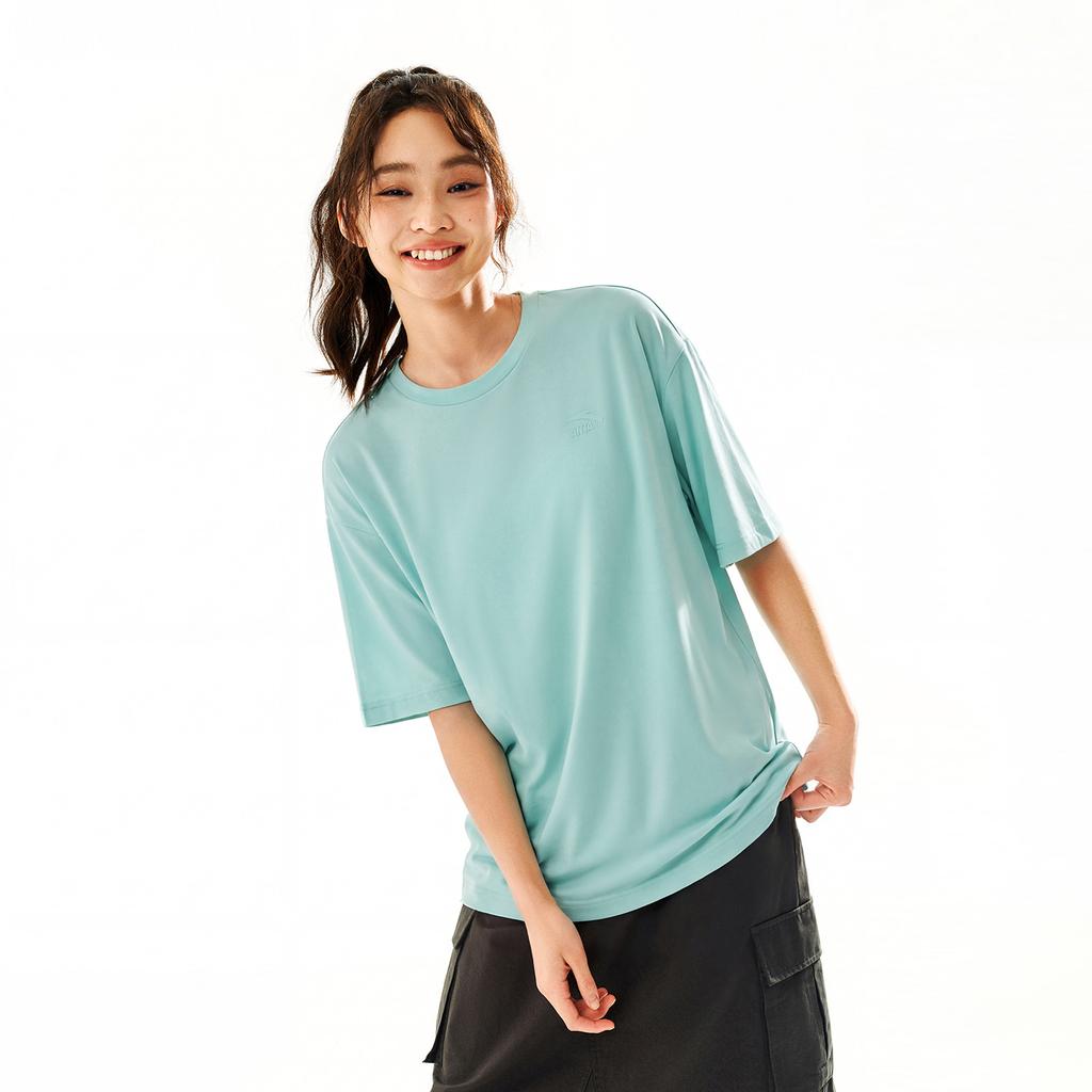 Anta Classic Short Sleeve T-Shirt Men tops Ice-River-Blue 952628103-17
