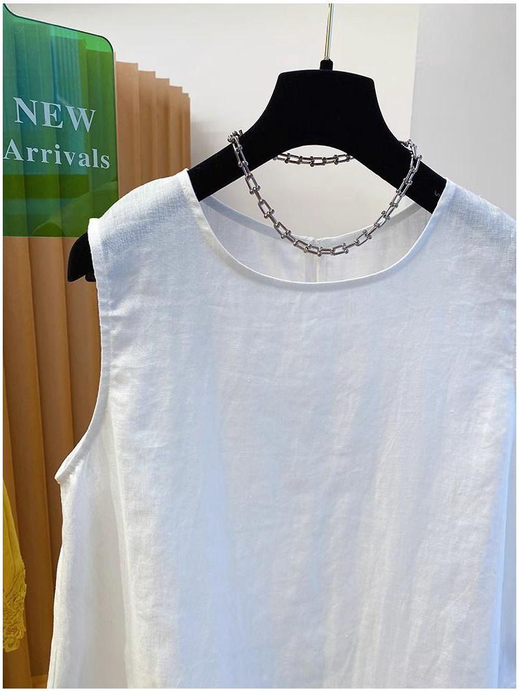 2026 Sleeveless Slimming Lace Camisole - Age-Reducing Patchwork Bow Top for Women's Summer Commute