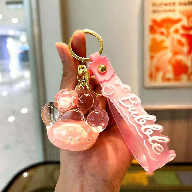 

Дрифтующие ПВХ Причудливые Брелоки-Бутылочки Идеальны Для Праздничного Дарения Cat Paw