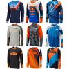 Herren Langarm Mountainbike Cycling Trikot Downhill Trail Riding Atmungsaktives Schnelltrocknendes Performance Top