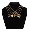 Trendy Metal Bowknot Heart Layered Clavicle Necklace