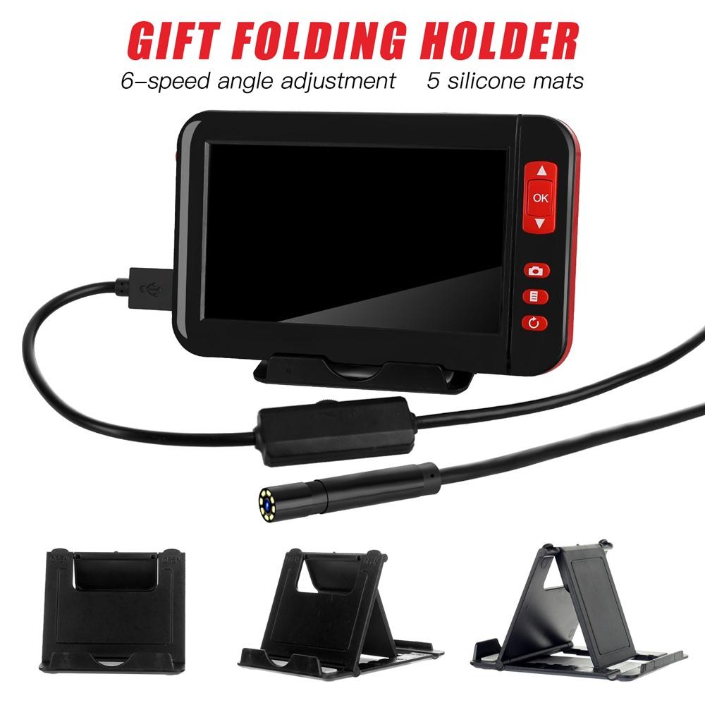 HD 1080P Endoscope Endoskop 8 LED Inspektionskamera 4,3" 8MM Auto LCD Monitor HD 1080P Endoscope Endoskop 8 LED Inspektionskamera 4,3" 8MM Auto LCD Monitor