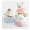 Adorable Cartoon Baby Mesh Sun Hat - Breathable, Windproof, Outdoor Bucket Design