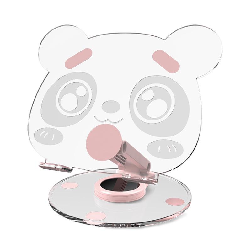

360° Rotating Foldable Acrylic Tablet Stand with Anti-slip Base розовый