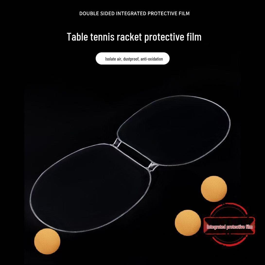 Double-Sided Protective Table Tennis Paddle with Pips-In Sticky Rubber Cover