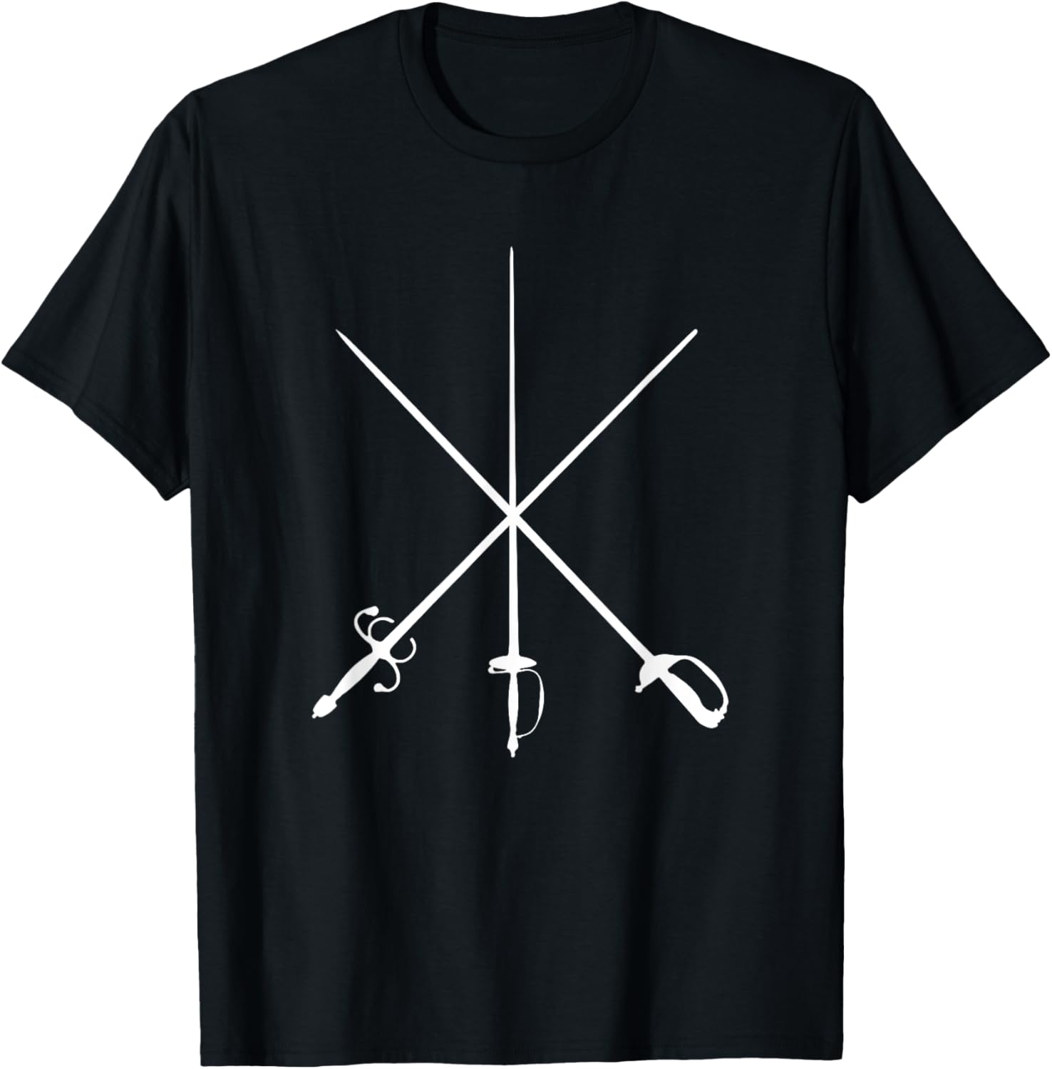 

Fencing Swords - Fencer Fighting Fencing T-Shirt Individuality Unisex Summer Streetwear Tops Camisas Streetwear - Men s Summe... 5XL різнокольоровий