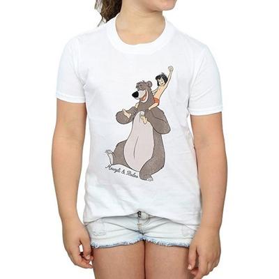 Jungle Book Girls Mowgli And Baloo Cotton T-Shirt