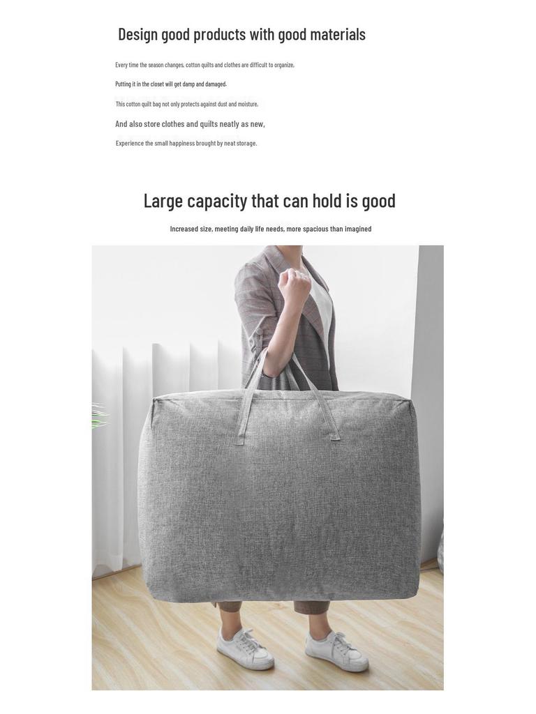 Moisture-Proof Quilt and Clothing Storage Organizer