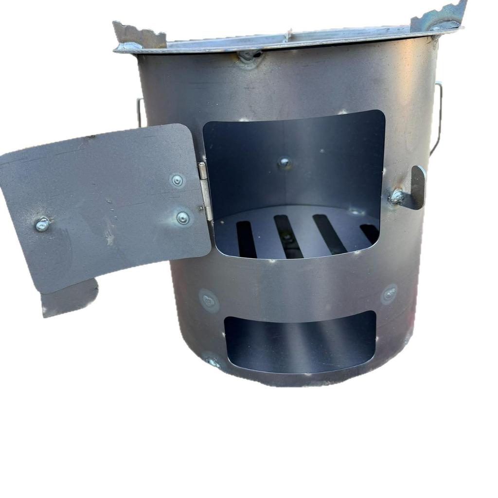 Portable Multi-Functional Wood Stove: Outdoor Fire Pit & Tea Brewer
