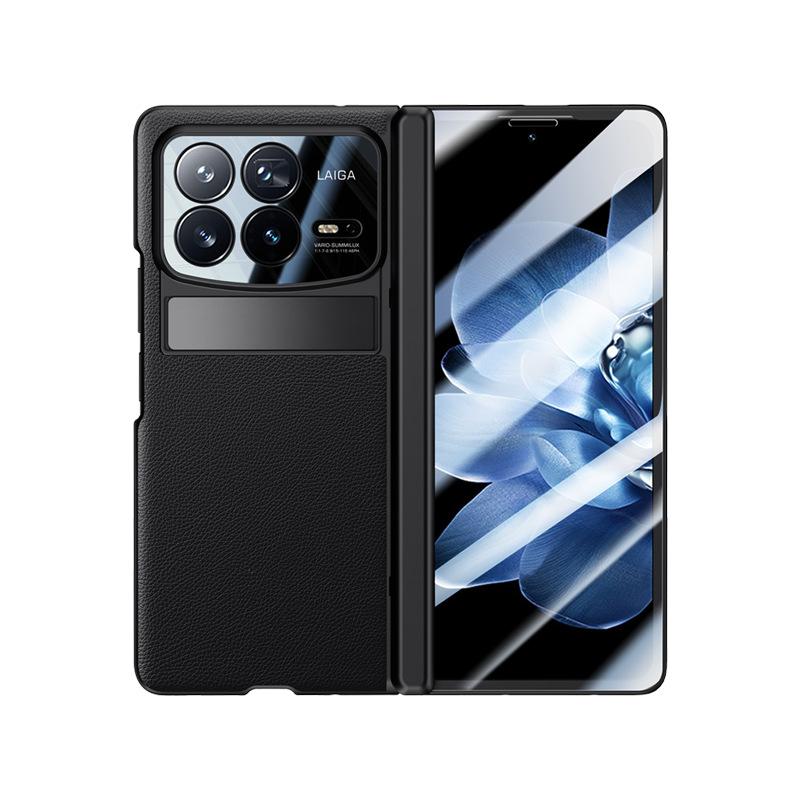 Vhodné pro pouzdro na mobilní telefon Xiaomi MIX Fold4 Membrána Integrovaný držák Skládací 4 generace Pružinový pant Plně kryté Obchodní Matné
