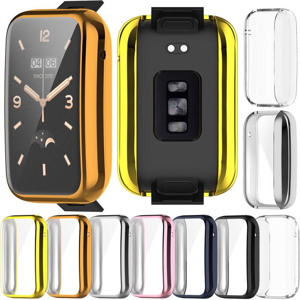Protective Case Cover For Xiaomi Mi Band 7 Pro SmartWatch Screen Protector For MiBand 7Pro Smartwatch Accessories Frame TPU Case 7