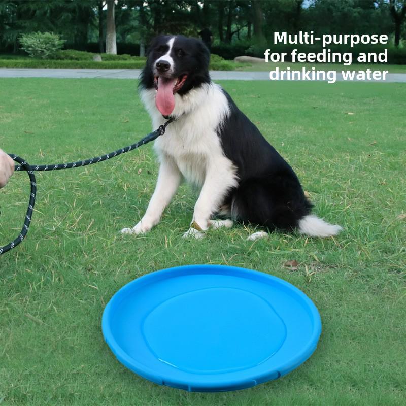 DOG-O-SOAR Brinquedo flutuante resistente a mordidas para cães Frisbee
