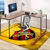 1pc Football Team Design Area Rug - Non-Slip, Soft & Cozy Floor Mat for Living Room, Bedroom, Office - Indoor/Outdoor Decorative Carpet