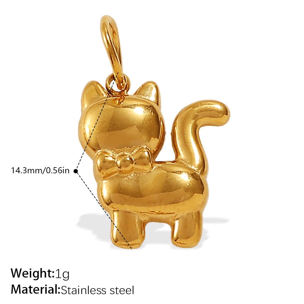 Exquisite and compact DIY mini bag pendant accessories stainless steel plated 18K gold daily versatile pendant accessories