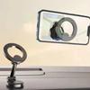 360° Adjustable Magnetic Car Mount - Alloy Folding Cell Phone Holder Used for iPhone 15 14 13 12 Pro