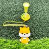 Cartoon Dog Golf Tee Hanger Plastic Anti Lost Golf Tee Ring with Strap Tee Loss Prevention Golf Accessory for Men Women Golfer