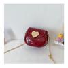 Lindas Bolsas Transversais Infantis de Couro Envernizado Fofa Mini Bolsa de Ombro para Meninas Pequenas para Crianças Moda Porta-Moedas Pequenas Bolsas de Mão