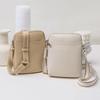 Women's 2025 Soft PU Leather Phone Crossbody Bag - Simple, Single Shoulder Design