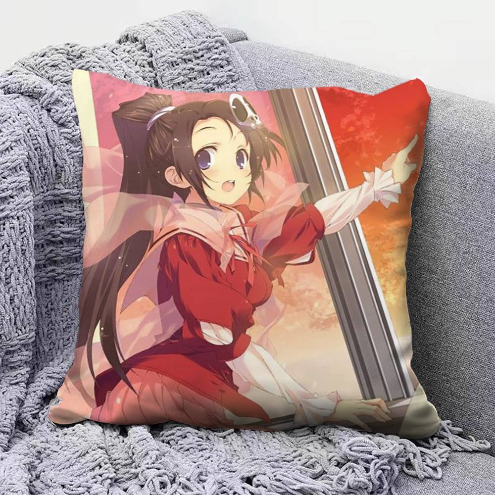 Kami Nomi Zo Shiru Sekai Keima Pillow Covers, Home Sofa Cushion Covers And Aecorative Custom
