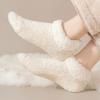 Fleece Lining Winter Socks Anti-slip Indoor Floor Shoes Cute Sleep Floor Socks  Autumn Winter