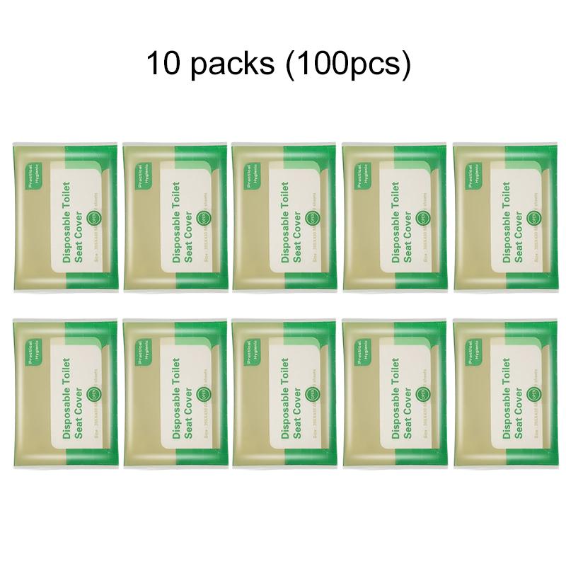 10~100pcs Disposable Toilet Seat Paper Soluble Water Type Portable Tourist Household Daily Necessities for Restroom Bathroom TMZ