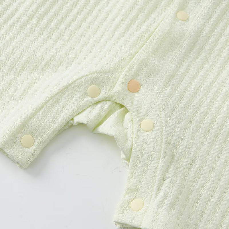 TONGTAI Infant Summer Short-Sleeve Pure Cotton Romper 2-Pack
