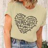 Praising Moms Quotes Printed T Shirts Unisex Summer Short Sleeve Fashionable Mother Plot Gift Female Tees Graphic Mama Y2k Tops