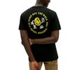 Vans X Project Cartoon Smiley Print Sport Round Neck Short Sleeve T-Shirt Unisex Tops Black VN0A5KWRBLK