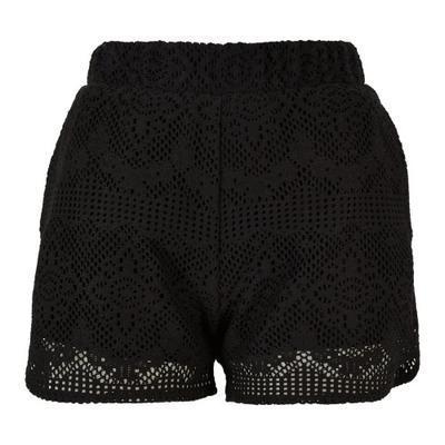 Urban Classics Damen Spitzenhäkel-Resort-Shorts