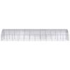 Vidaxl Outdoor Chicken Coop, 3X12X2 M, Galvanized Steel