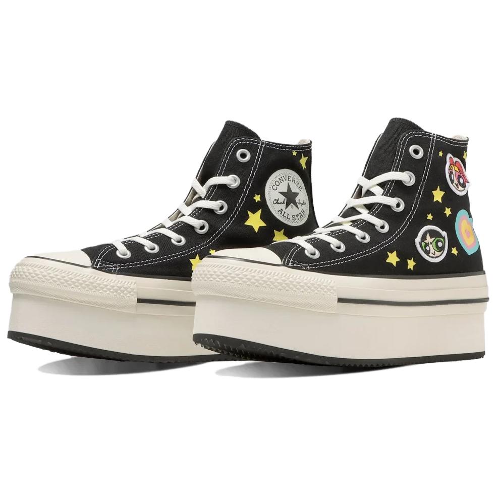 Converse Chuck Taylor All Star Plts Hi The Powerpuff Girls Black Women's 31312821
