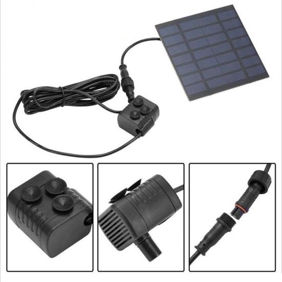 Solar Powered Bird Bath Garden Pond Fountain Submersible Brushless Water Pump