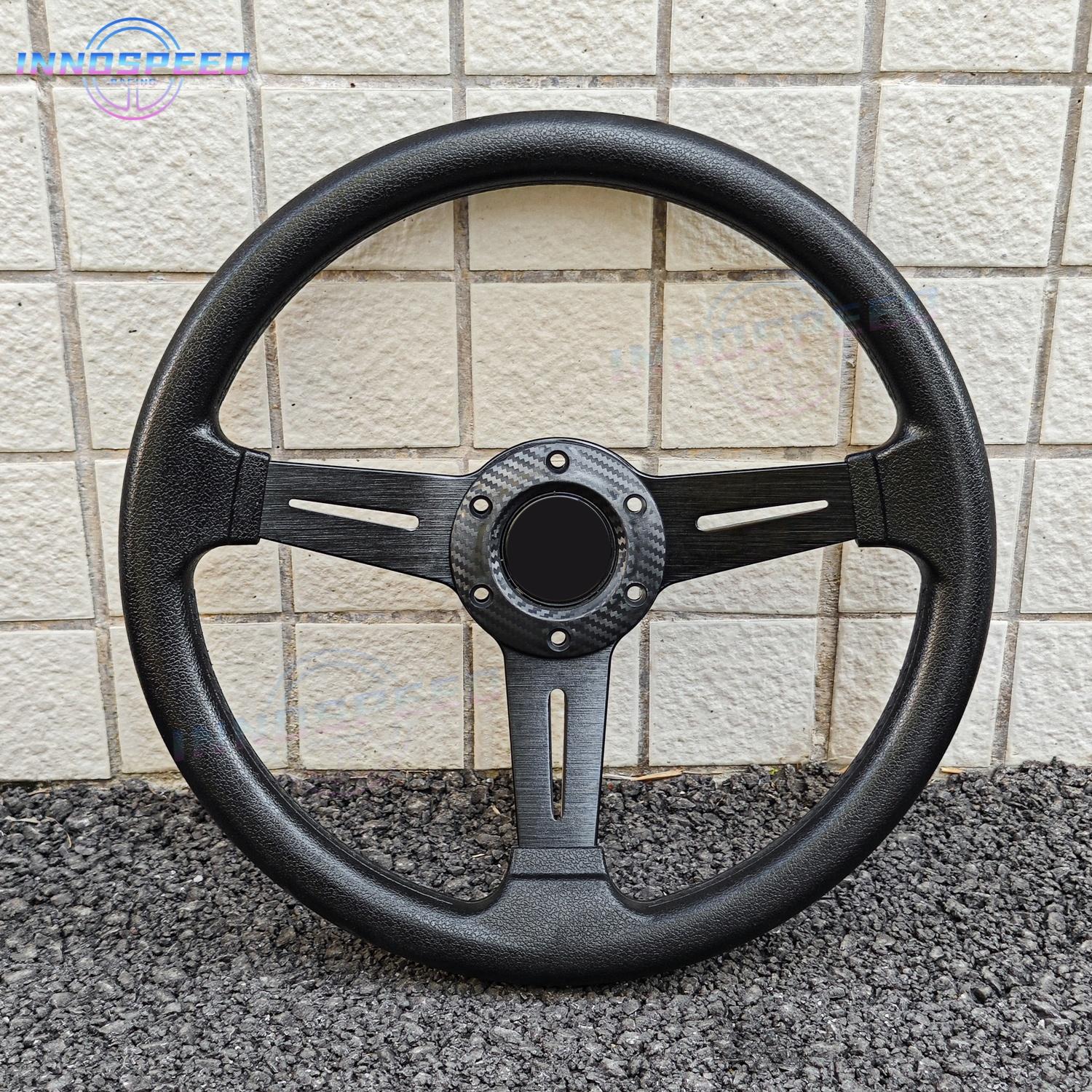 JDM PU Racing Game Steering Wheel 14inch Universal Drift Sports Steering Wheels G-R Sports