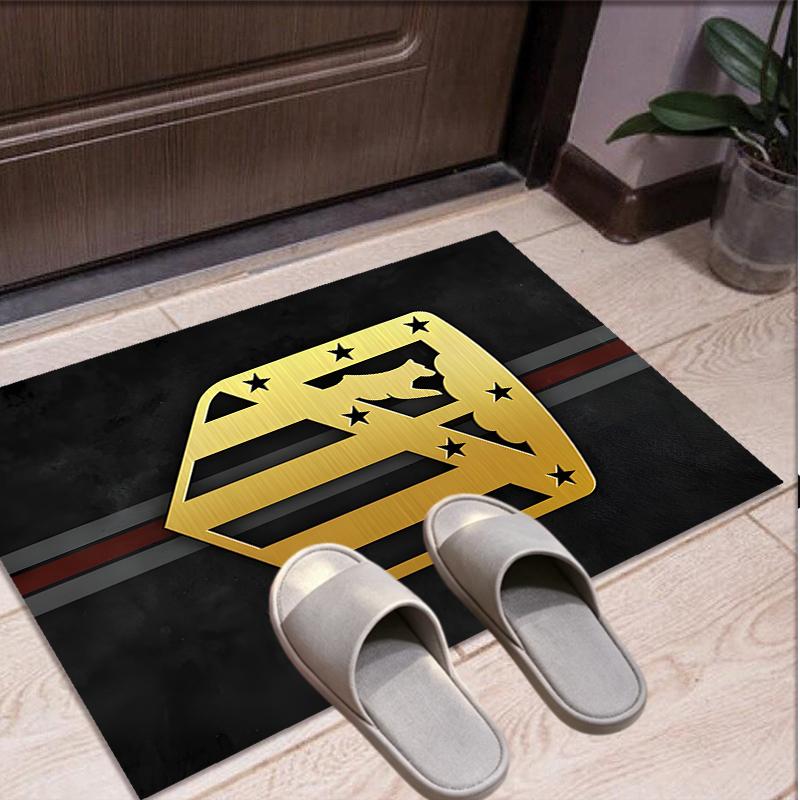 Football Club Pattern Rug, Indoor/Outdoor Mat, for Picnic, Gameroom, Bedroom, Office, Living Room, Home Decor Carpet, Birthday Gift