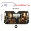 Car Sun Shades Cover Anti-UV Protection Car Window Sunshades Foldable Outdoor Windshield Sunshade Summer Fun Auto Accessories